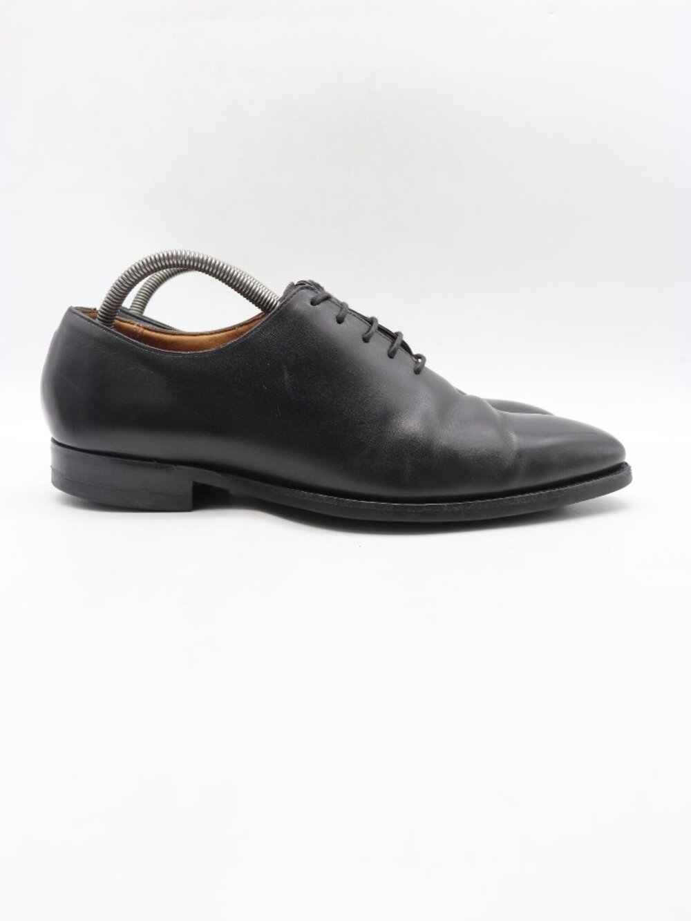 Crockett & Jones Alex Men's Size UK 8 E US 9 Black wholecut Leather Oxford Shoes